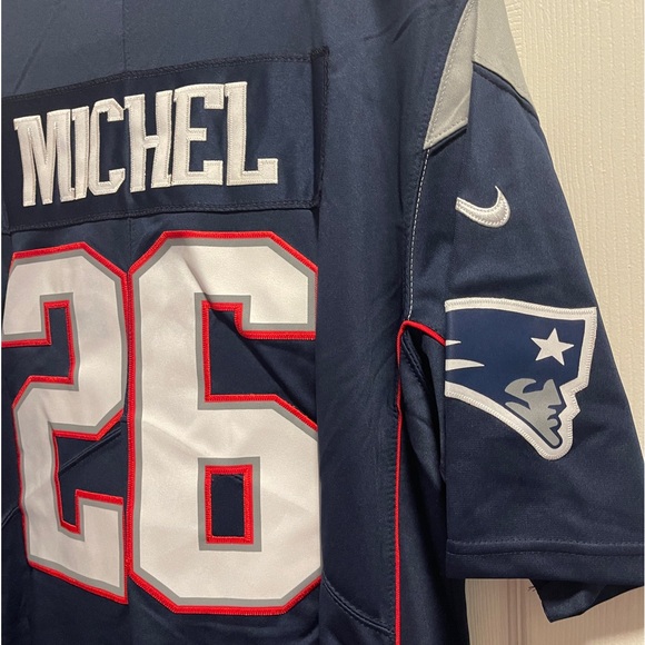 Nike Sony Michel Navy New England Patriots Game Women’s Jersey NWT - Picture 12 of 15
